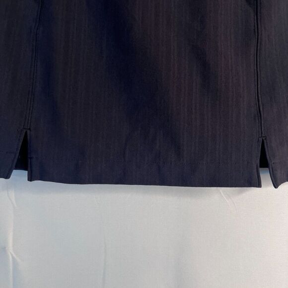 Under Armour Performance Black Golf Mini Skirt Side Zip Front Slits Size 8 MD - Picture 7 of 12